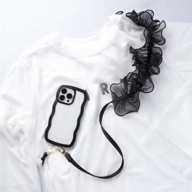 チュールショルダーストラップ ブラック ソルレダ