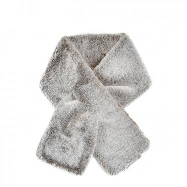 ふわもこファー ハスキーマフラー グレー