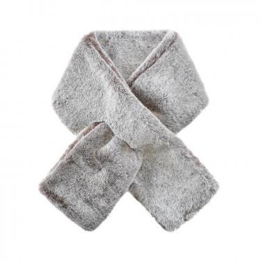 ふわもこファー ハスキーマフラー ブラウン