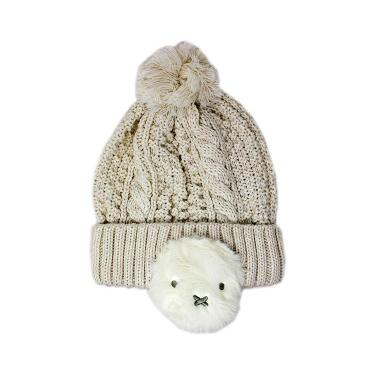 耳付きニット帽 ミッフィー オフホワイト