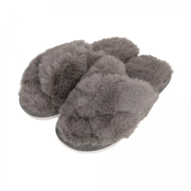 ルル ファースリッパ 23～24.5cm モカ 【ロフト限定】