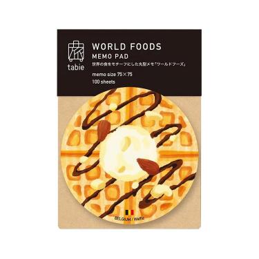丸型メモ ワールドフーズ ワッフル