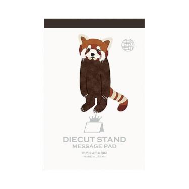 ダイカットスタンドメモ レッサーパンダ
