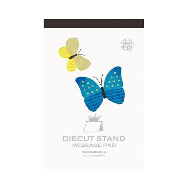 ダイカットスタンドメモ チョウ