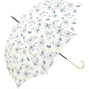 長傘 トーンフラワー ホワイト