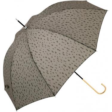 長傘 レオパード グレー