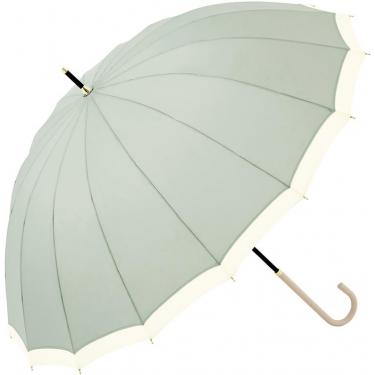長傘 16フレームバイカラー グリーン