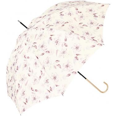 長傘 フルール ホワイト