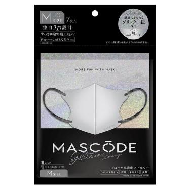 ブラックグリッターバニーマスク。 US サイズ: One Size グリッターマスク ライトグレージュ×ブラック Mサイズ(ライト