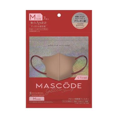 マスコード 3Dマスク UVカット グリッター モカブラウン(モカブラウン