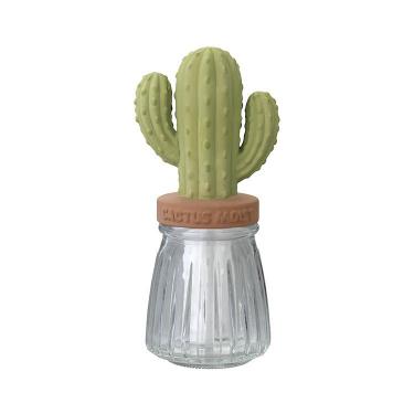 【自然気化式】 潤いマスコット ガラスサボテン ハシラサボテン