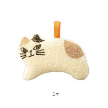 キラキラおそうじスポンジ ミケ