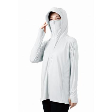 UV遮熱パーカーシャインプラス ライトグレー L