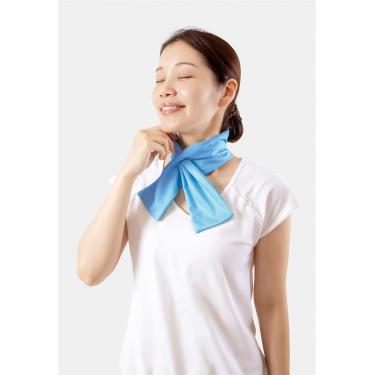 振ってひんやりタオル サックスブルー