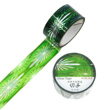 切子クリアテープ レトロ