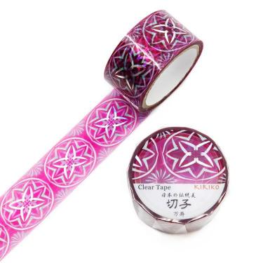 切子クリアテープ 万寿