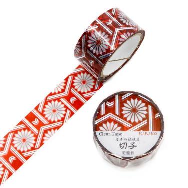 切子クリアテープ 菊龍目