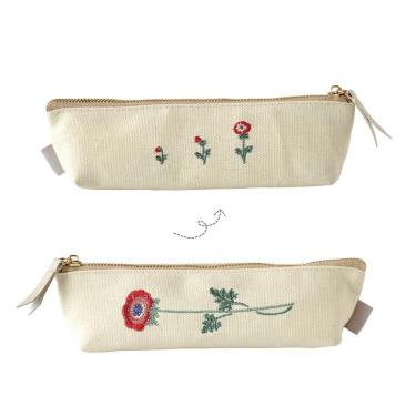 刺繍ペンケース アネモネ