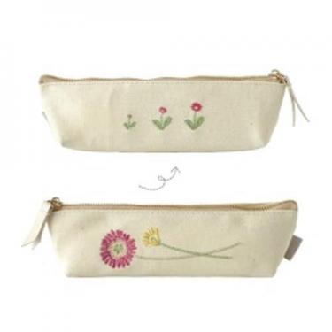 刺繍ペンケース ガーベラ