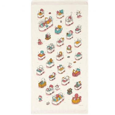 大きなタオルてぬぐい 58×120cm ヨシタケシンスケ