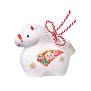 錦彩招福寿々午（土鈴・中）