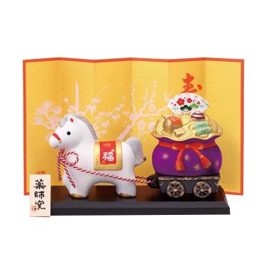 錦彩招福午（福運び）