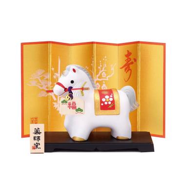 錦彩招福午（破魔矢付）