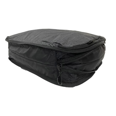 圧縮式衣類収納ケース L メランジブラック ソロツーリスト