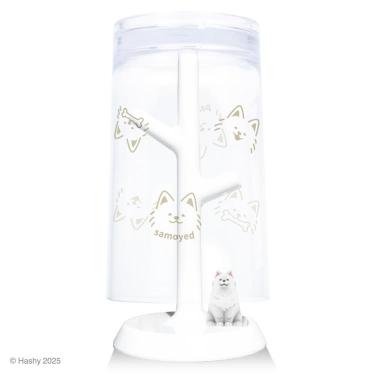 うがいコップ&スタンド サモエド