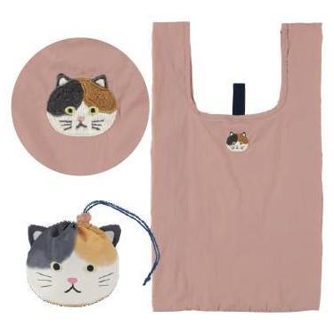 巾着エコバッグS ミケニャン