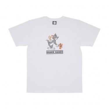 Tシャツ トムとジェリー 握手 Mサイズ LOF-T2023