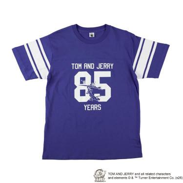 Tシャツ LOF-T2026 トムとジェリー ユニフォーム風 ブルー