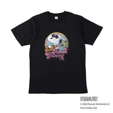 Tシャツ LOF-T2026 スヌーピー サークル ギター