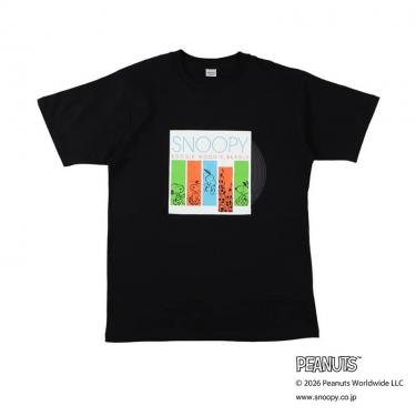 Tシャツ LOF-T2026 スヌーピー レコード ジャケ