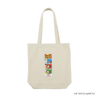 トートバッグ LOF-T2026 おさるのジョージ 4カット写真風