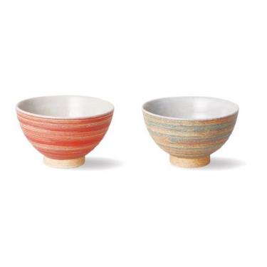koma 飯碗ペアセット レッド/ブルー