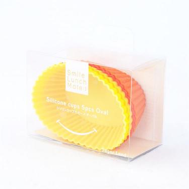 スマイルシリコンカップ 5個セット オーバル イエロー