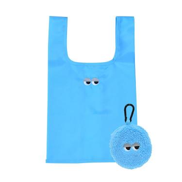 イロイロオメメ マスコットエコバック ブルー