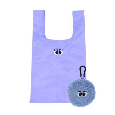 イロイロオメメ マスコットエコバック パープル