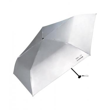 折りたたみ傘 晴雨兼用 IZA LIGHT&SLIM シルバー