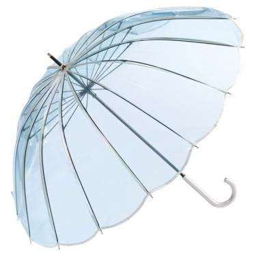 長傘 ビニール傘 マーメイドアンブレラ サックス