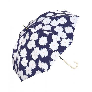 長傘 フルール ネイビー