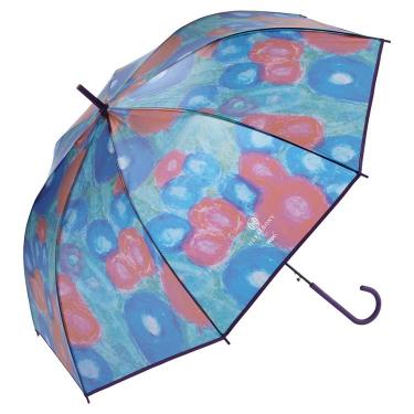 長傘 ビニール傘 ヘラルボニーアートアンブレラ アサガオ