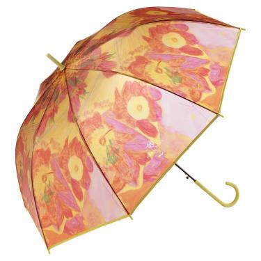 長傘 ビニール傘 ヘラルボニーアートアンブレラ おしゃべりなバラ