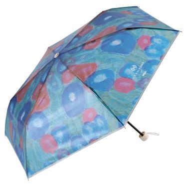 折りたたみ傘 ビニール傘 ヘラルボニーアートアンブレラ アサガオ