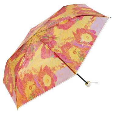 折りたたみ傘 ビニール傘 ヘラルボニーアートアンブレラ おしゃべりなバラ