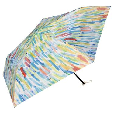 折りたたみ傘 晴雨兼用 遮光 軽量 ヘラルボニーアートアンブレラ 鯉の池