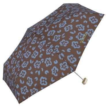 折りたたみ傘 ペタルブリーズ ブラウン