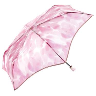 折りたたみ傘 ビニール傘 フラワーベース ピンク