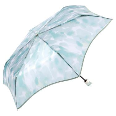 折りたたみ傘 ビニール傘 フラワーベース グリーン